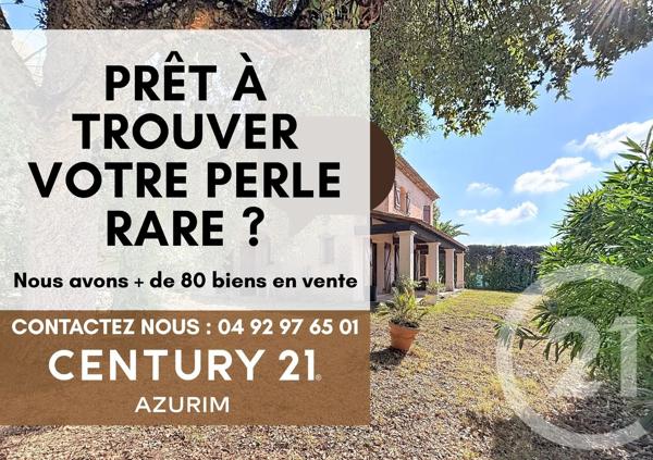Maison à vendre  5 pièces - 142,48 m 2   MANDELIEU LA NAPOULE  - 06