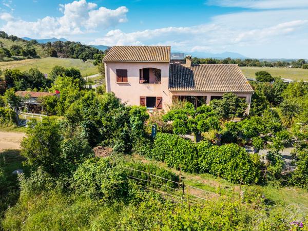 PRUNELLI-DI-FIUMORBO – MAISON 140 M² – 4 CHAMBRES – TERRAIN 1 453 M² – 370 000 €