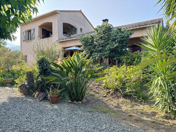 PRUNELLI-DI-FIUMORBO – MAISON 140 M² – 4 CHAMBRES – TERRAIN 1 453 M² – 370 000 €