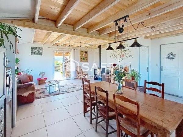 Appartement 3 chambres de 90 m2 avec jardin de 450m2