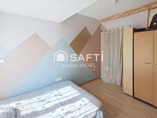 Appartement 3 chambres de 90 m2 avec jardin de 450m2