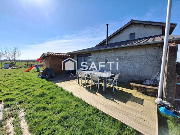 Appartement 3 chambres de 90 m2 avec jardin de 450m2