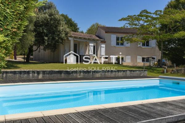 Villa 108 m² avec garage et jardin.