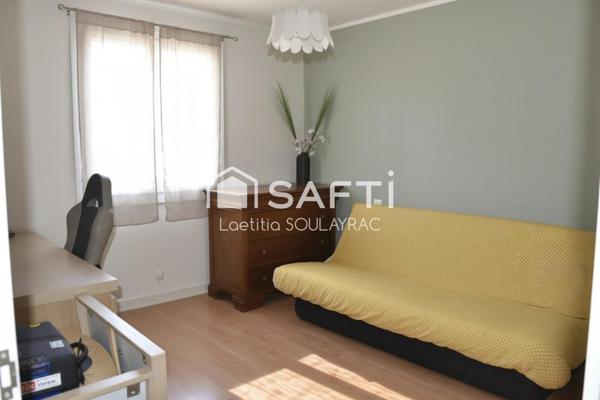 Villa 108 m² avec garage et jardin.