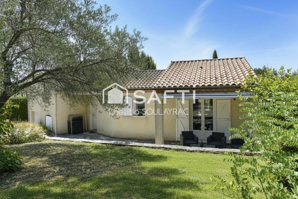 Villa 108 m² avec garage et jardin.