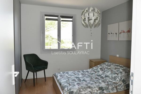 Villa 108 m² avec garage et jardin.