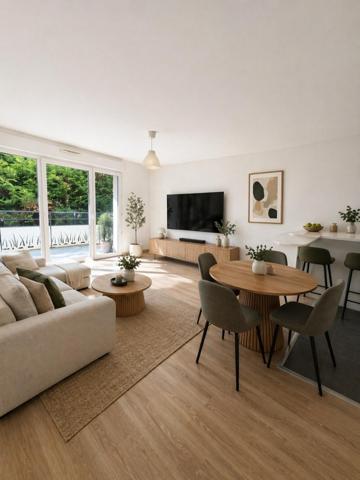 À VENDRE – T2 BIS LUMINEUX AVEC BALCONS –