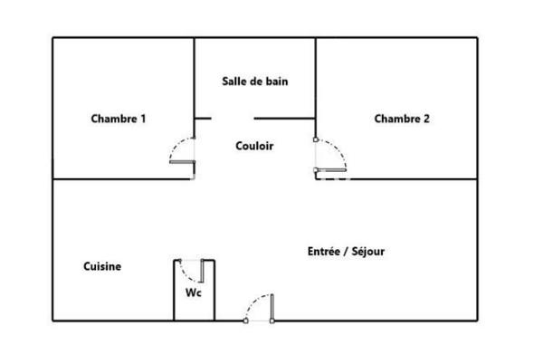 Appartement 3 pièces - 56 m² Exclusivité efficity