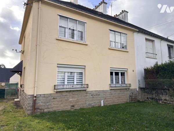 A VENDRE 56 VANNES EST Secteur Casernes, maison 1957, 4 chambres, jardin 472 m²