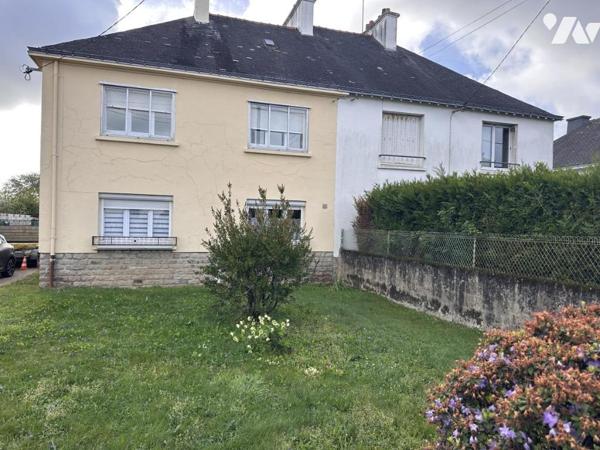 A VENDRE 56 VANNES EST Secteur Casernes, maison 1957, 4 chambres, jardin 472 m²