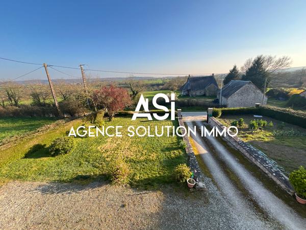Maison de 106m² sur la commune de Javron Les Chapelles - 4ch - jardin - cave