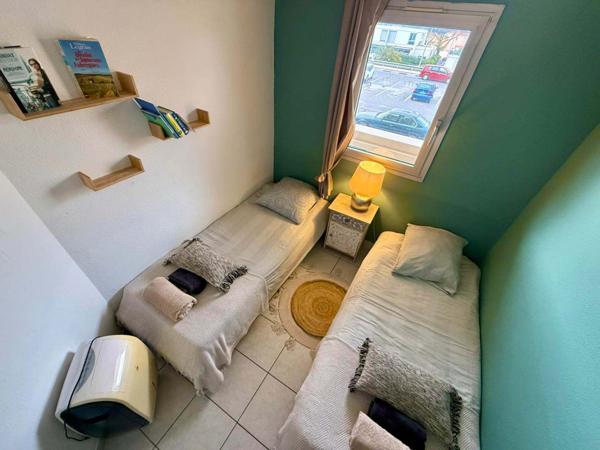 Bel appartement T3 – Canet Sud Plage – 30 m de la mer