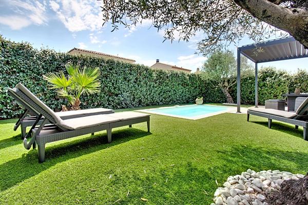 A VENDRE EN EXCLUSIVITE - Villa de 85m2 sur 411 m2 de terrain avec piscine et garage