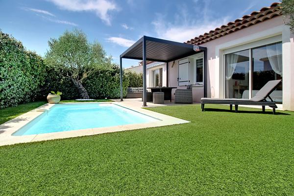 A VENDRE EN EXCLUSIVITE - Villa de 85m2 sur 411 m2 de terrain avec piscine et garage