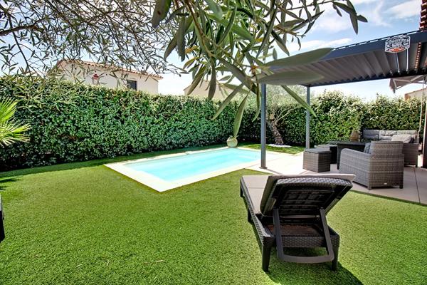 A VENDRE EN EXCLUSIVITE - Villa de 85m2 sur 411 m2 de terrain avec piscine et garage