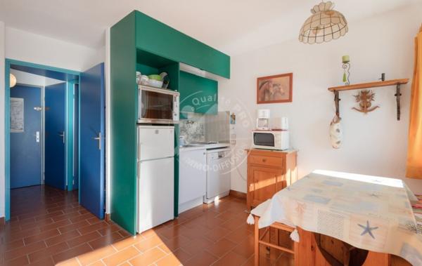 Vente Studio Cabine terrasse vue mer + parking Le grau-du-roi