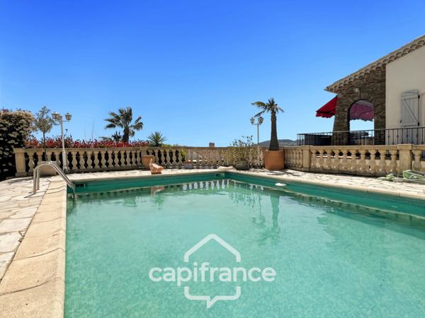 Maison à vendre 8 pièces HYERES (83)- Vue mer panoramique Exceptionnel - Double garage - Ascenseur
