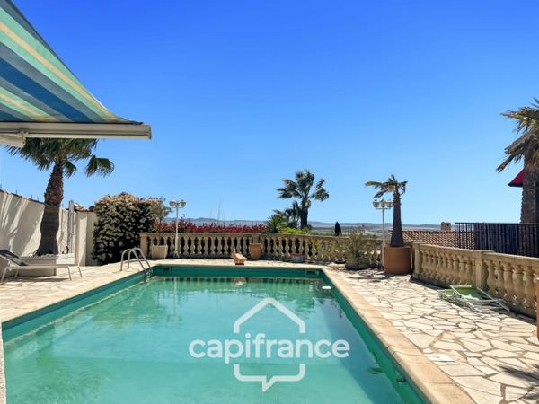 Maison à vendre 8 pièces HYERES (83)- Vue mer panoramique Exceptionnel - Double garage - Ascenseur