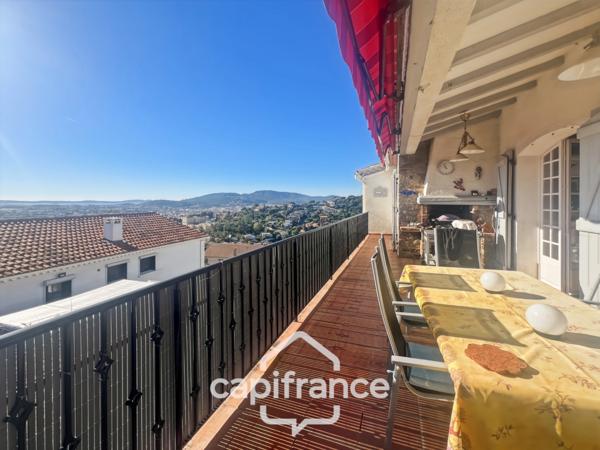 Maison à vendre 8 pièces HYERES (83)- Vue mer panoramique Exceptionnel - Double garage - Ascenseur