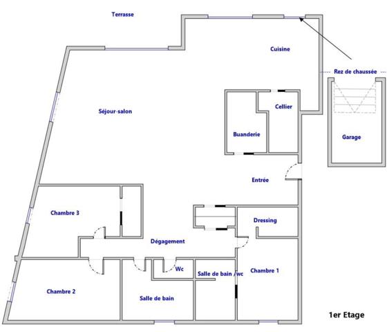 Millau (12100) APPARTEMENT DE STANDING F4 DE 135 M2
