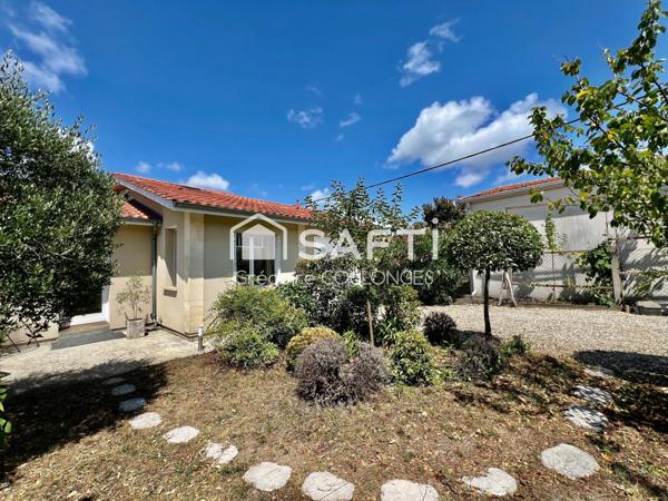 Maison récente de 7 pièces sur terrain arboré