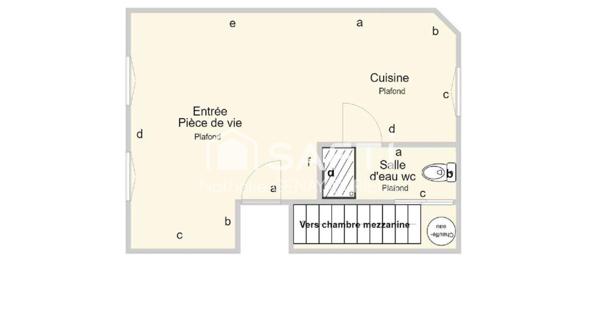 Appartement 2 pièces en duplex au coeur du village