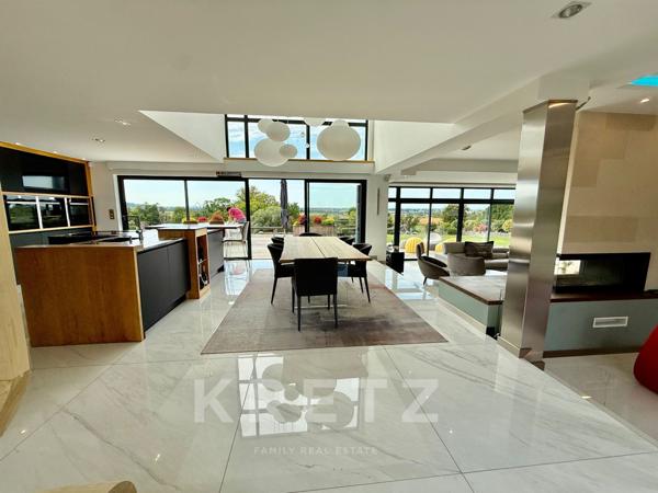 Maison d’architecte Design avec Jacuzzi lumiscene, Garage, Jardin paysagé 2000m2