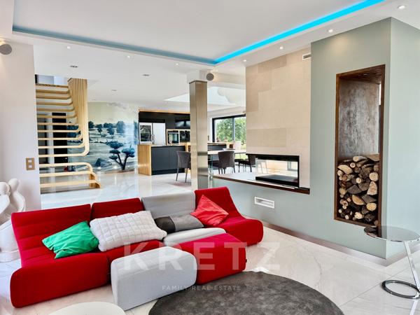 Maison d’architecte Design avec Jacuzzi lumiscene, Garage, Jardin paysagé 2000m2