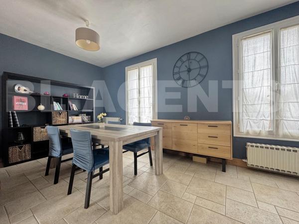 A Coulommiers, meulière 90 m² + cave totale et garage - proche centre ville hors zone inondable