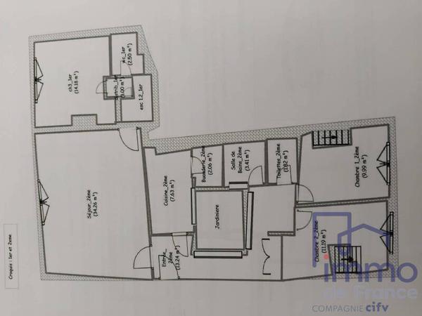 Appartement 5 pièces                                        - 43000 Le Puy-en-Velay Réf : 2845-CIFVFOREZVELAY