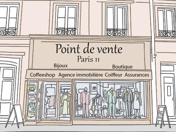 Vente Fonds de Commerce - Boutique / Retoucherie (Bail tous commerces) - Paris 11e (Saint-Ambroise)