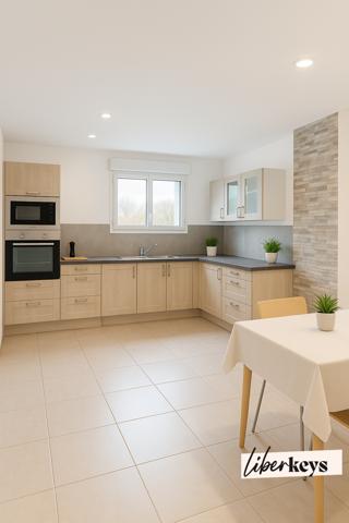 Espace, lumière et nature – Appartement avec jardin à Villaudemard (Selonnet)