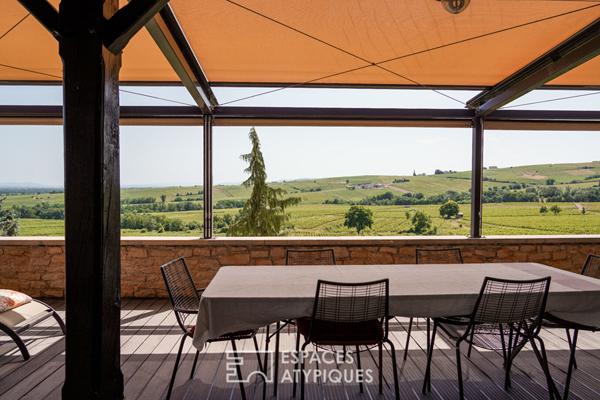 Ancienne maison vigneronne avec panorama exceptionnel