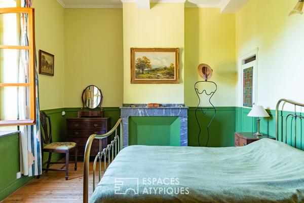 Maison de Maître du XVIIIe avec piscine et jardin clos au Coeur du Minervois