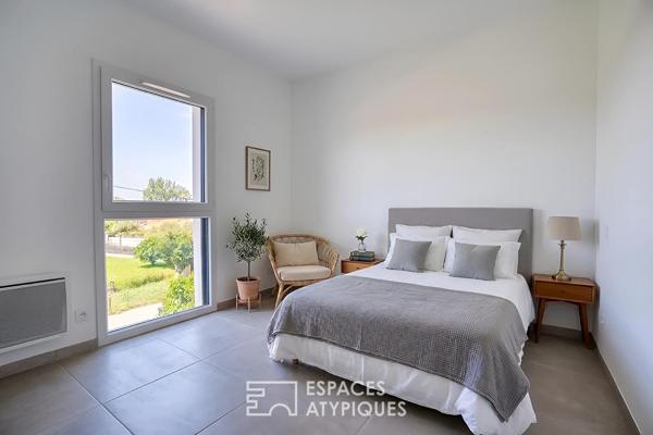 Bel appartement avec terrasse et vue sur le Canigou