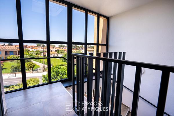 Bel appartement avec terrasse et vue sur le Canigou