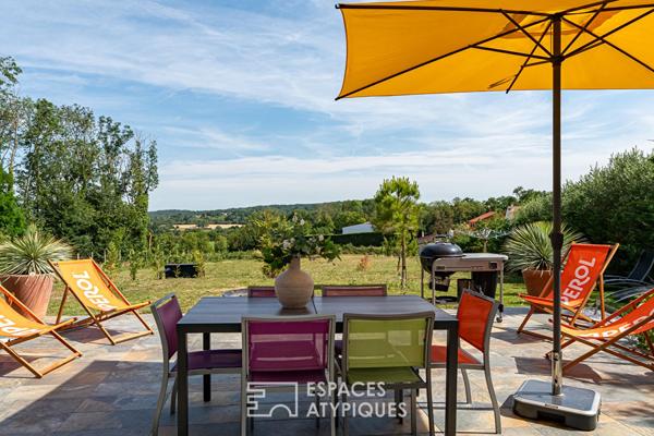 Maison d’architecte contemporaine de 410 m² avec piscine chauffée