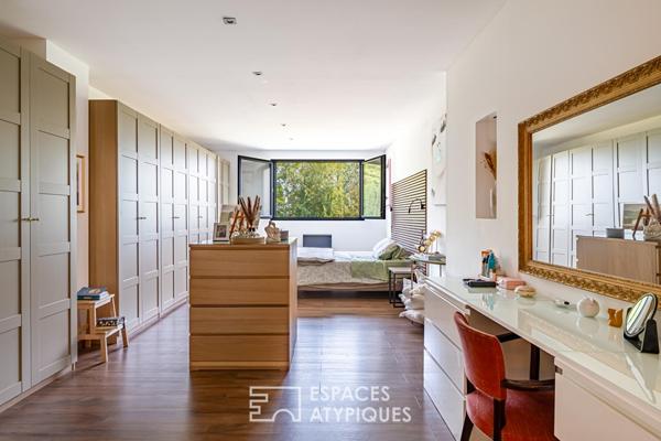 Maison d’architecte contemporaine de 410 m² avec piscine chauffée