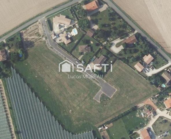 Terrain de 951 m2 Borné et viabilisé