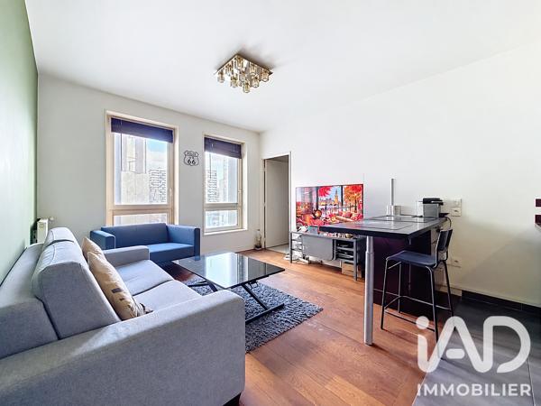 Appartement à vendre 2 pièces 37,55 m² Paris 19