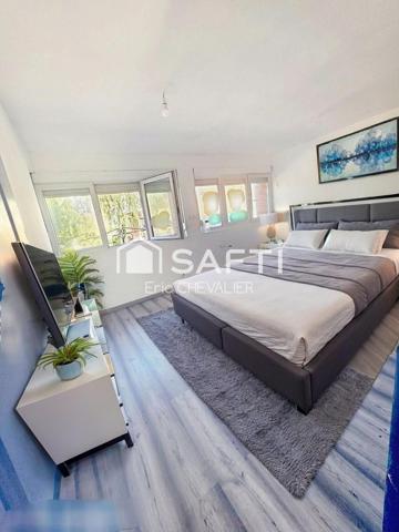 Maison avec 2 chambres et bureau avec grande terrasse