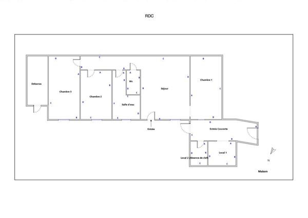 Immeuble 3 lots - centre-ville La Tremblade - rendement locatif