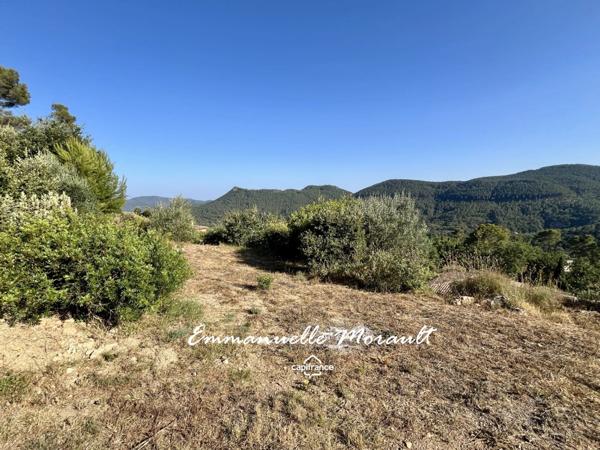 Terrain à vendre de 910 m² avec PC accordé à BAGNOLS EN FORET (83)