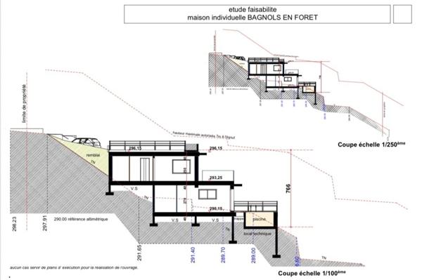 Terrain à vendre de 910 m² avec PC accordé à BAGNOLS EN FORET (83)