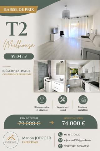 A VENDRE T2 MULHOUSE