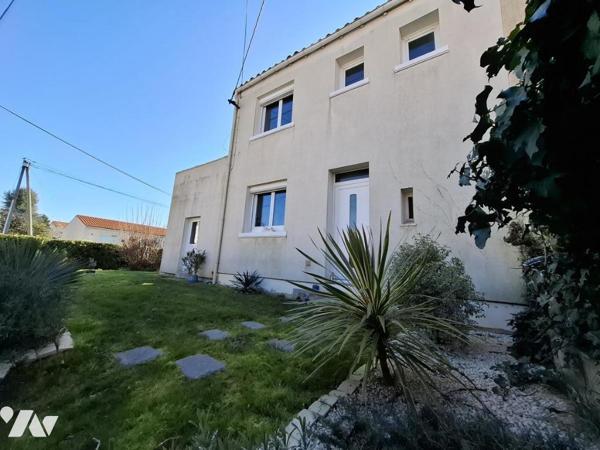 SAINTES rive droite - proche Leclerc - 75 m² hab avec 3 chambres sur une parcelle de 434 m²