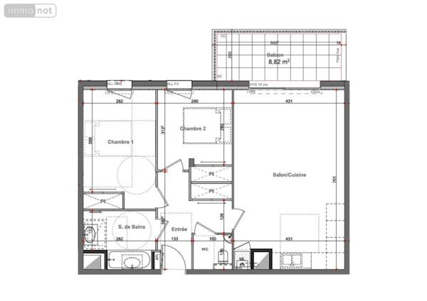 Appartement à vendre à Pacé en Ille-et-Vilaine (35740), ref : 35021-2066