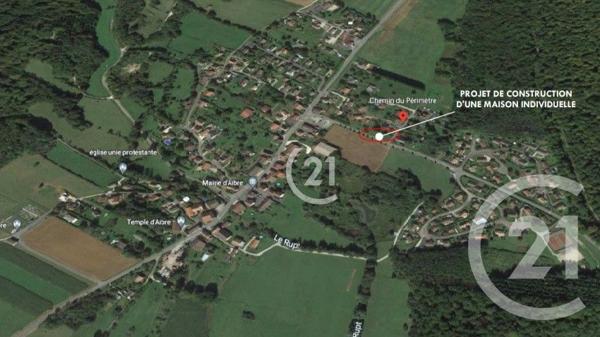 Terrain à vendre  1203 m2 AIBRE - 25