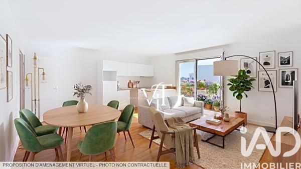 Appartement à vendre 4 pièces 87,23 m² Clamart