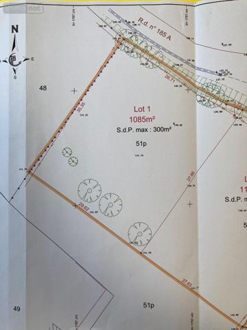 Terrain à Batir à vendre à Montceaux-lès-Vaudes dans l'Aube (10260), ref : 1036102/5379